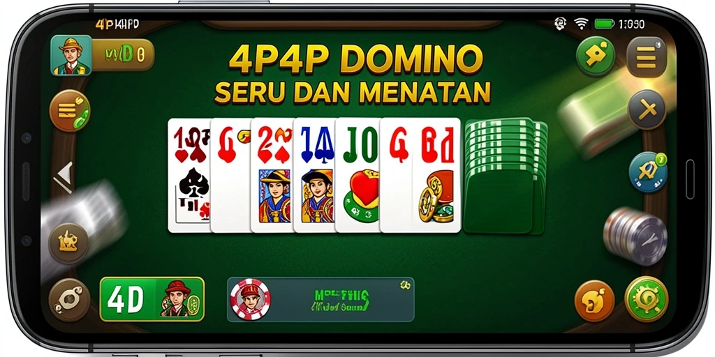 Tampilan gameplay seru dan dinamis dalam 4P4P.