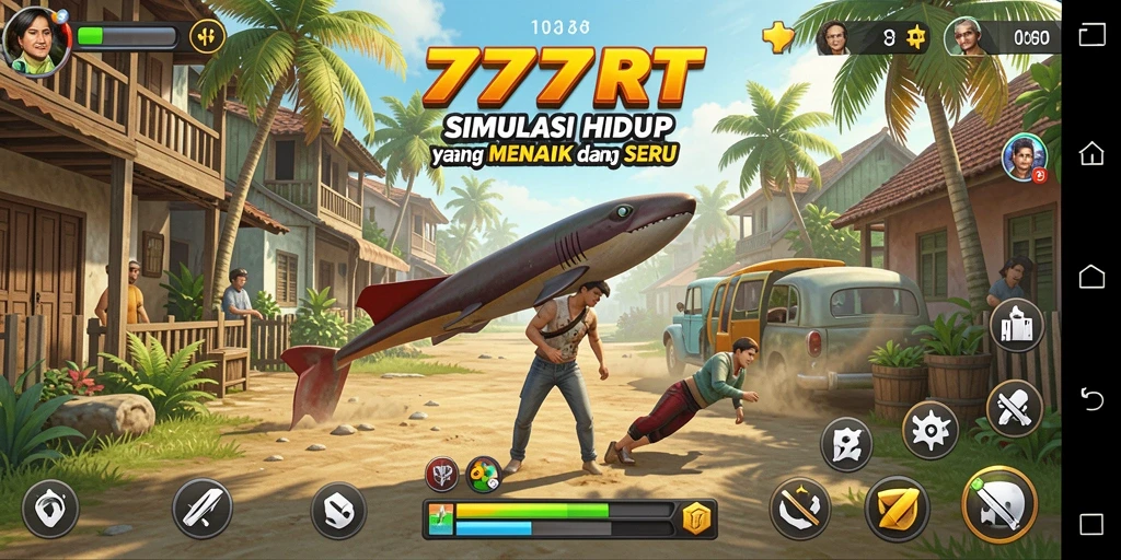 Tampilan gameplay 777RT yang interaktif dan menarik.