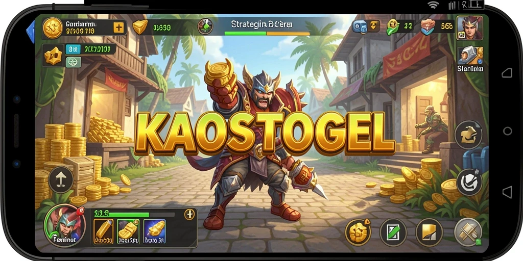 Gameplay KAOSTOGEL yang menyenangkan dan strategis.