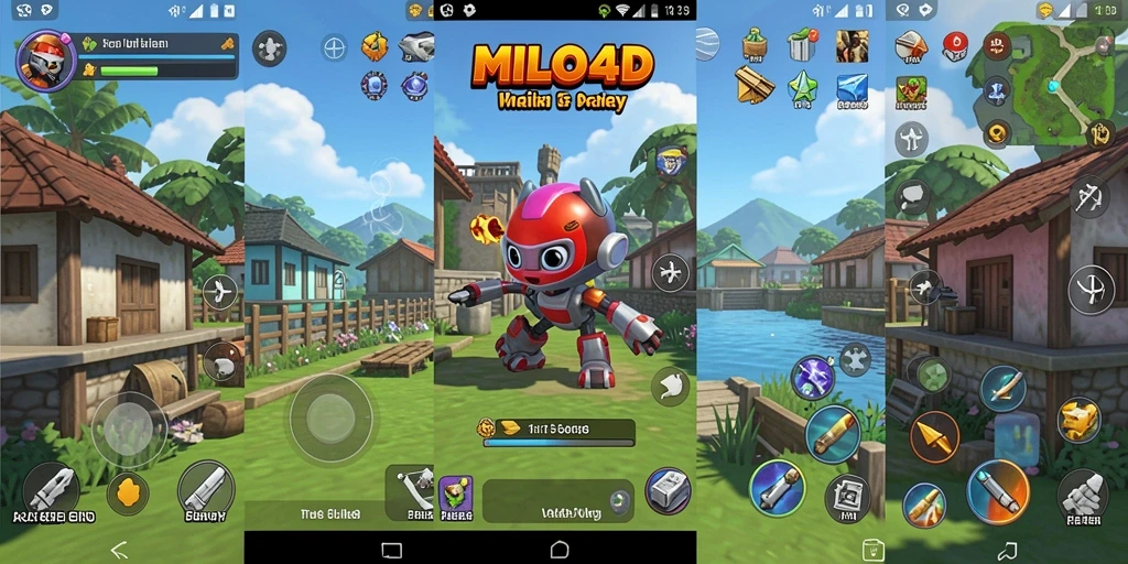 Tampilan antarmuka pengguna yang sederhana dan efektif di MILO4D.