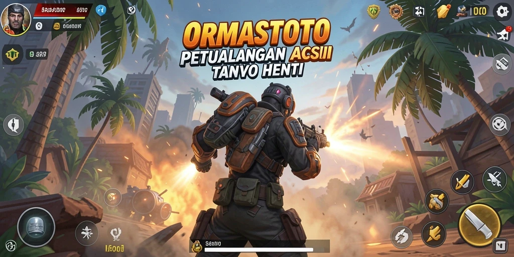 Tampilan seru gameplay ORMASTOTO yang penuh aksi.