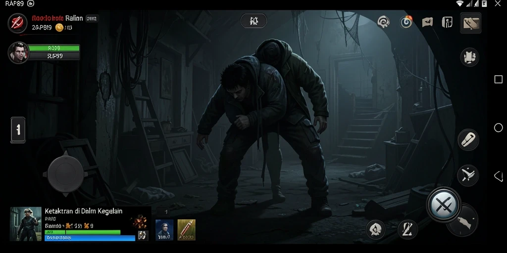 Gameplay menegangkan RAP89 yang penuh dengan ketakutan.