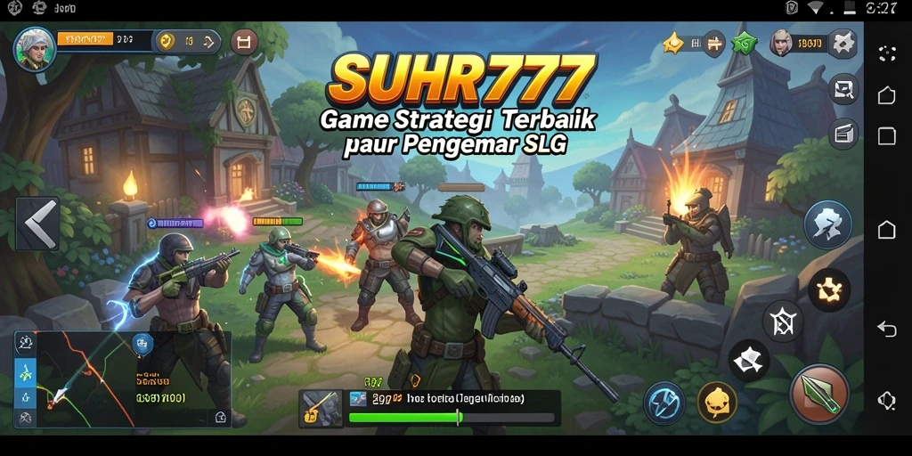 Tangkapan layar gameplay SUHU777 menampilkan strategi epik dalam membangun kerajaan.